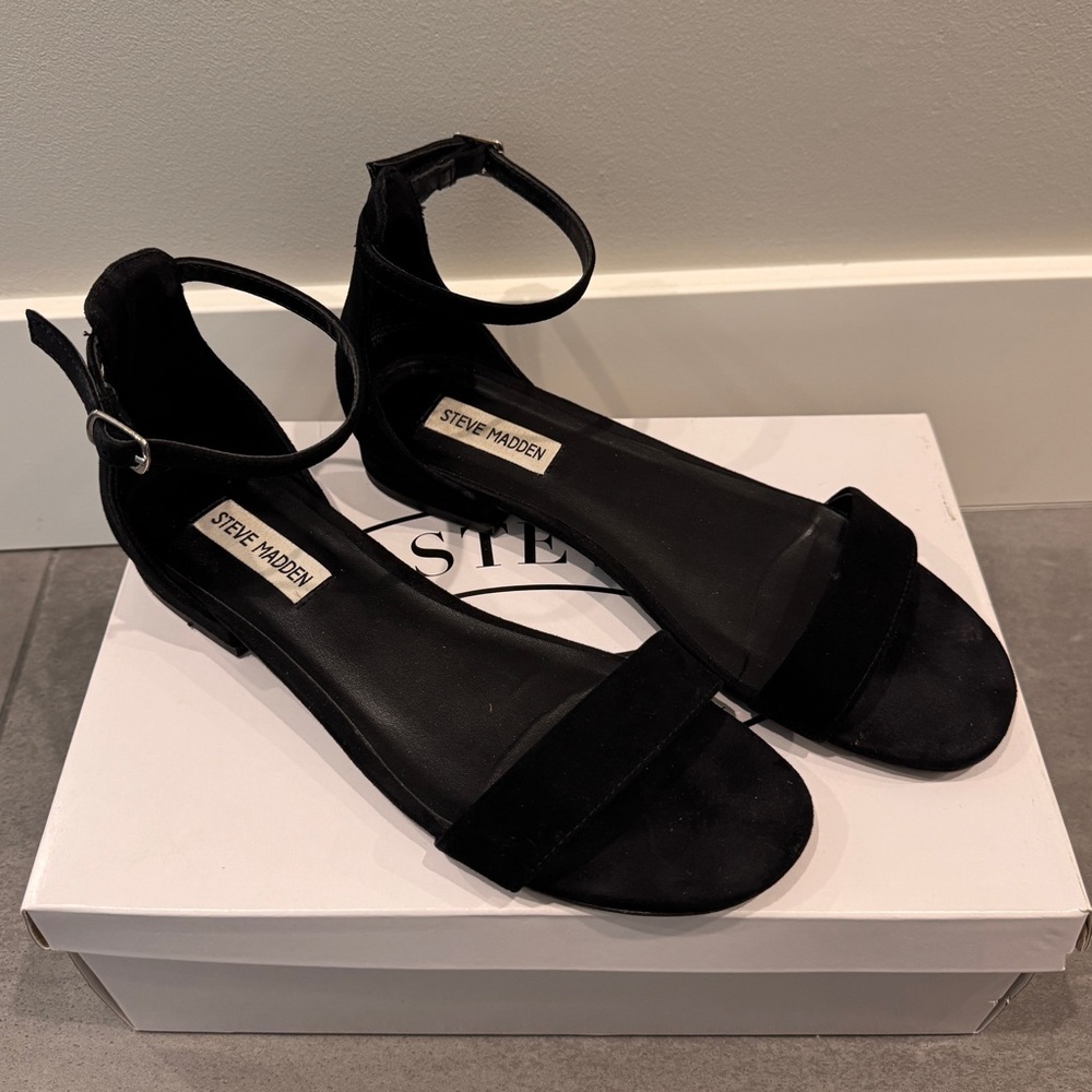 Steve Madden Black Women's Sandals